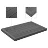 vidaXL Floor Element for Solar Shower Pool Ladder WPC - Gray