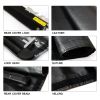 5.5' Bed Soft Roll-Up Tonneau Cover Pickup Truck For 2015-2021 Ford F-150 | Styleside NEW - Black