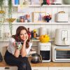 6 Quart Touchscreen Air Fryer, White Icing by Drew Barrymore - lavender