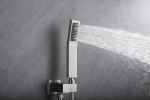 12 Inch Bathroom Rain Shower Combo Set Brushed Nickle - Brushed Nickle