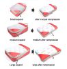 4pcs Packing Cubes Suitcase Organiser Packing Bags Luggage Organiser Set  - Orange