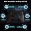 Dual-Vibration PC Game Controller Compatible Windows 10/8/7 PC Laptop And TV Box - Black-1 - Gaming Controller