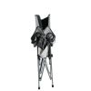 Tension 2 in 1 Mesh Rocking Camp Chair, Gray and Black, Detachable Rockers, Adult - Gray and Black