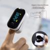Fingertip Pulse Oximeter; Blood Oxygen Saturation Monitor with OLED Display; Portable Digital (SpO2) Meter - as picture