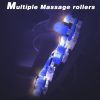 BOSSCARE Massage Chair Recliner with Zero Gravity; Full Body Airbag Massage Chair with Bluetooth Speaker; Foot Roller Brown - as Pic