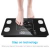 Smart Digital Bathroom LCD Weight Body Scale BMI Tempered Glass 400lbs/180kg - Black