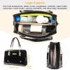 Women's Fashion Leather Handbag Lady Purses Tote Bags Shoulder Satchel Crossbody Bags - Black