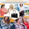 Women's Fashion Leather Handbag Lady Purses Tote Bags Shoulder Satchel Crossbody Bags - Black