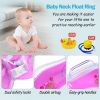 Infant Baby Neck Floats for Bathtub, Designed for Babies 2+ Months (6 - 24lbs) - Purple