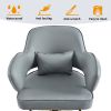 Elegant Barber Chair,Salon Chair for Hair Stylis,with Heavy Duty Hydraulic Pump Adjustable Barber Chair for Beauty Salon Spa Equipment,Gray - as Pic