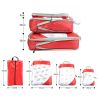 4pcs Packing Cubes Suitcase Organiser Packing Bags Luggage Organiser Set  - Red