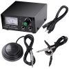 Complete Tattoo Kit Machine Gun Power Supply 4 Ink Needles Grip Tips Equipment - Black