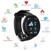 D18 Men's Ladies Waterproof Sports Smart Watch - Purple