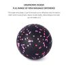 EVA Ball Yoga Fitness Roller Muscle Fascia Relax Body Foot Leg Neck Massager - Black Pink