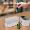 Aromatherapy Diffuser with Simulated Flame - White