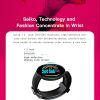 D18 Men's Ladies Waterproof Sports Smart Watch - Purple