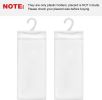 Handicap Placard Holder for Auto 10.6" x 5" with Large Hanger, Ultra Transparent Disabled Parking Placard Protector, 2 Pack - Transparent