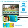 Kids Digital Camera Child Video Camera Children Camcorder Christmas Toy Birthday Gifts with 2.4in Screen 4X Digital Zoom - Blue