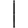 vidaXL Foldable Solar Shower Black 84.3" 6.1 gal - Black