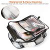 Clear Backpack Heavy Duty Transparent Book Bag Waterproof PVC Clear Backpack 5.3Gal with Reinforced Strap - Transparent