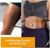 3 in 1 Waist Trimmers for Women Workout Sweat Waist Trainer Body Shaper - Blue - XXL/3XL