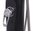 vidaXL Solar Shower 2.1 gal PVC Steel - Black