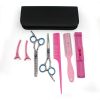 Hair Cutting Scissors Shears Hairdressing Salon Professional Barber 8pcs Pack Set - 1set