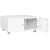 Office Copier File Cabinet, Mobile Lateral Filing Cabinet with 2 Door, Rolling File Cabinet, Printer Stand for Legal/Letter/A4 File - as Pic