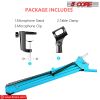 Microphone Stand Suspension Boom Scissor Arm Upgraded Studio Microphone Mic Holder Mike Stand Clamp 5 Core MS ARM BLU (Blue) - Blue