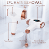 IPL Laser Permanent Hair Removal 999900 Flash 9 Energy Level Body Epilator For Women - Rose Gold - electronics, plastic