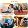 Leg Massager Air Compression Calf Feet Thigh Foot Massage Wraps Muscle Pain Relief Blood Circulation - Grey