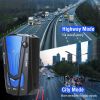 Radar Detector Car 16 Band V7 Speed Safety Voice Alert Car Radar LED Display City Highway Mode Auto 360° Detection - Black & Blue