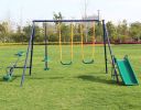 Metal Swing Set w/ Slide - as Pic