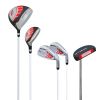 Super light 8-10 Right Hand Junior golf club set - RED