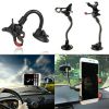 360Â° Car Windshield Mount Cradle Suction Cup Holder for Cell Phone GPS - black