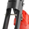 Folding Stationary Upright Indoor Cycling Exercise Bike with Resistance Bands - Red