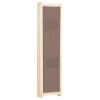 6-Panel Room Divider Brown 94.5"x66.9"x1.6" Fabric - Brown