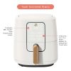 6 Quart Touchscreen Air Fryer, White Icing by Drew Barrymore - sage green