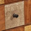 Chest of Drawers 23.6"x11.8"x29.5" Solid Acacia Wood - Brown