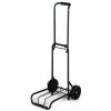 Folding Luggage Cart, Black, 39" x 13" (15" Platform), 3lbs Empty, 75lbs Capacity - Black