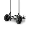 Folding Luggage Cart, Black, 39" x 13" (15" Platform), 3lbs Empty, 75lbs Capacity - Black