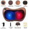 Back Neck Massage Pillow Thermotherapy Kneading Manipulation Massager Car Massage Pillow - US
