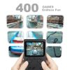 Retro Portable Mini Handheld Video Game Console 8-Bit 3.0 Inch Color LCD Kids Color Game Player Built-in 400 games - China - White