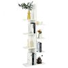 Open Concept Plant Display Shelf Rack Storage Holder - white