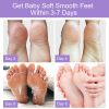 Foot exfoliating mask; suitable for dead skin and calluses; gentle foot care foot mask 4 pieces-lave - default