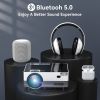 MOOKA Native 1080P WiFi Bluetooth 4K Projectors 8500L Video Movie Theater Home - Q6