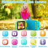 Kids Digital Camera Child Video Camera Children Camcorder Christmas Toy Birthday Gifts with 2.4in Screen 4X Digital Zoom - Blue