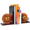 Bookstand World Map Globe Bookend Classic A Pair - 240729
