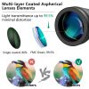 20x50 HD Professional Waterproof Binoculars-High Power Military Low Light Night Vision Binoculars with Durable & Clear BAK4 Prism FMC Lens - black