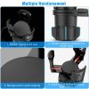 Universal Car Cup Mount Holder Expander with Adjustable Base Multifunctional Auto Drink Beverage Cup Holder Adapter Insert Organizer - Black